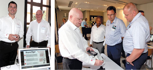 Powell Tronics in action at the Hi-Tech Security Solutions’ Residential Estate Security Breakfast.